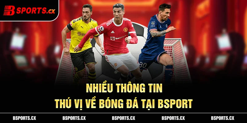 Ảnh: Nhiều thông tin thú vị về bóng đá tại Bsport